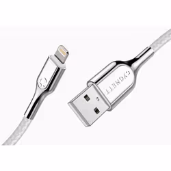 Cygnett CY2686PCCAL câble Lightning 2 m Acier inoxydable, Blanc