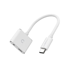 Cygnett CY2866PCCPD câble audio 0,13 m 3,5mm USB Type-C Blanc