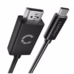 Cygnett CY3305HDMIC câble vidéo et adaptateur 1,8 m USB Type-C HDMI Noir