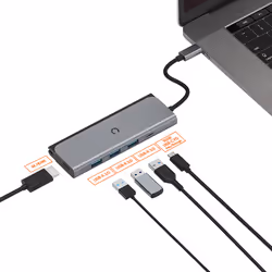 Cygnett CY3318HUBC3 station d'accueil USB 2.0 Type-C