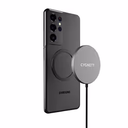 Cygnett CY3757CYMCC chargeur d'appareils mobiles Smartphone Noir USB Recharge sans fil Intérieure