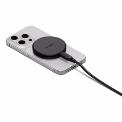 Cygnett ChargePuck Qi2.0 Écouteurs, Smartphone Noir USB Recharge sans fil Charge rapide Intérieure