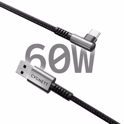 Cygnett Unite câble USB USB 2.0 1 m USB C USB A Noir