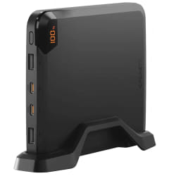 Cygnett CY5128PBCHE banque d'alimentation électrique Lithium Polymère (LiPo) 25000 mAh Noir