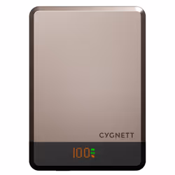 Cygnett CY5279PBCHE, 10000 mAh, Lithium-Ion (Li-Ion), Recharge sans fil, 15 W, Champagne