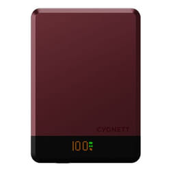 Cygnett MagSlim 5000 mAh Recharge sans fil Couleur cerise