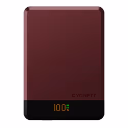 Cygnett MagSlim 10000 mAh Recharge sans fil Couleur cerise - Vue supplémentaire 3