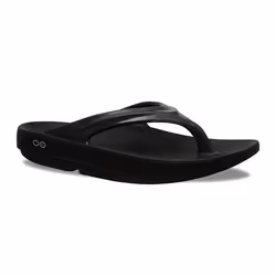 OOFOS OOlala Thongs, Femelle, Adulte, Tongs, Noir, US (femmes), Monochromatique