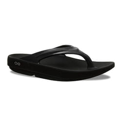 OOFOS OOlala Thongs Femelle 7 Noir