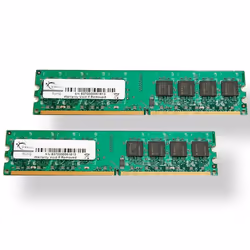 G.Skill 4GB PC2-6400 Kit, 4 Go, 2 x 2 Go, DDR2, 800 MHz, 240-pin DIMM