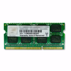 G.Skill 8GB PC3-10600, 8 Go, 1 x 8 Go, DDR3, 1333 MHz, 204-pin SO-DIMM