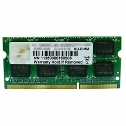 G.Skill 8GB DDR3 DIMM Kit, 8 Go, 1 x 8 Go, DDR3, 1333 MHz, 204-pin SO-DIMM