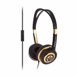 IFROGZ IFA-ARUH-GLD, Avec fil, Stage/Studio, 18 - 20000 Hz, 240 g, Casque, Noir, Or