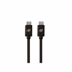 IFROGZ IFUSCR-BK3, 1,8 m, USB C, USB C, 480 Mbit/s, Noir