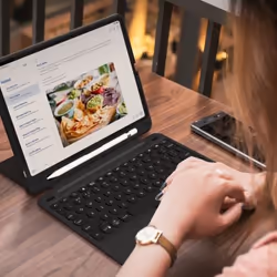 ZAGG Slim Book Go Noir AZERTY Français
