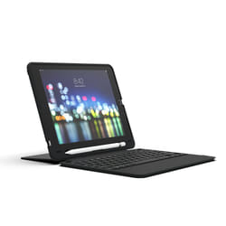 ZAGG Slim Book Go Noir Bluetooth QWERTY Anglais britannique