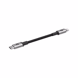 mophie 409903202, 1 m, Lightning, USB C, Mâle, Mâle, Noir