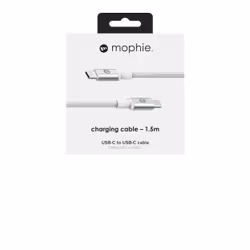 mophie 409903203 câble USB 1,5 m USB 3.2 Gen 1 (3.1 Gen 1) USB C Blanc