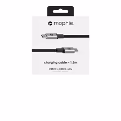 mophie 409903204 câble USB 1,5 m USB 3.2 Gen 1 (3.1 Gen 1) USB C Noir