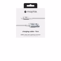 mophie 409903217 câble Lightning 0,09 m Blanc