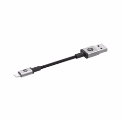 mophie 409903218, 0,09 m, Lightning, USB A, Mâle, Mâle, Noir