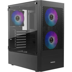 Boîtier PC Gamer - GAMDIAS - TALOS E3 MESH - Moyen Tour - 3 Ventilateurs ARGB - Verre Trempé Noir