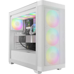 Boîtier PC Gamer - GAMDIAS - Athena M3 - ATX - Panneau en Maillage - 4 Ventilateurs ARGB - Verre Trempé