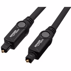 AmazonBasics 7GSW, TOSLINK, Mâle, TOSLINK, Mâle, 1,8 m, Noir