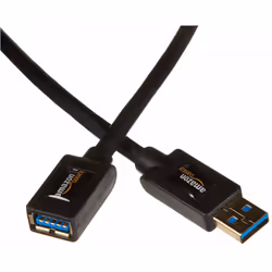 AmazonBasics 15M8 câble USB 2 m USB 3.2 Gen 1 (3.1 Gen 1) USB A Noir