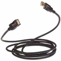 AmazonBasics USB 2.0 A, M/F, 2m câble USB USB A Noir