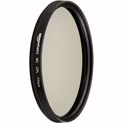 AmazonBasics CF02-NMC16-77, 7,7 cm, Filtre de caméra polarisant circulaire, 1 pièce(s)