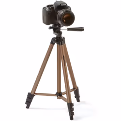AmazonBasics WT3130T+WT3111H trépied Caméras numériques 3 pieds Noir, Marron