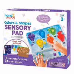 Plateau sensoriel - Learning Resources - Multi Activités - Dès 3 ans - 24 formes incluses - 8 fiches dactivités