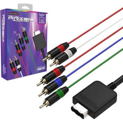 Câble à Composantes - Retro-Bit - Prism - Compatible GameCube DOL-001 - Résolutions 480i/480p - Son clair