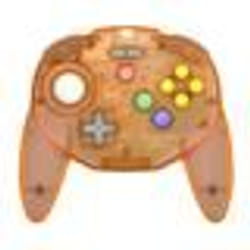 Retro-Bit Tribute 64 2.4GHz Manette sans Fil pour Nintendo 64/Switch/PC/Mac Orange Hawk