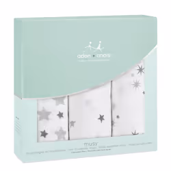 aden + anais Twinkle gigoteuse Couverture à emmailloter Gris, Blanc - Vue supplémentaire 2
