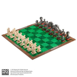 Minecraft Overworld Heroes Vs Hostile Mobs Chess Set