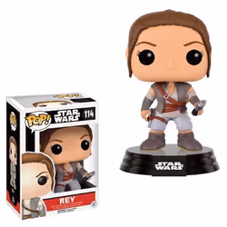 FUNKO Figure POP! Star Wars - Rey Spada Laser, Figurine à collectionner, Film et série TV