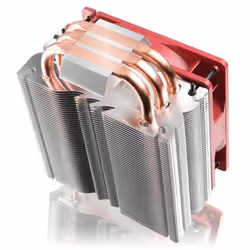 RAIJINTEK Themis Processeur Refroidisseur 12 cm Cuivre, Métallique, Rouge