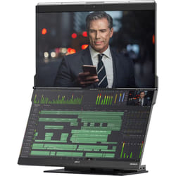 Mobile Pixels Geminos écran plat de PC 24" Quad HD Noir