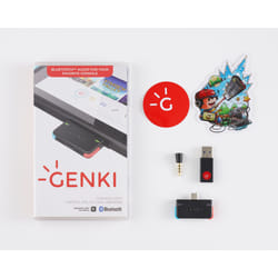 Genki AUDIO 10 m Bleu, Gris, Rouge