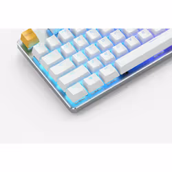 Glorious PC Gaming Race GMMK clavier USB QWERTY US International Argent, Blanc