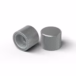 Glorious PC Gaming Race Rotary Knob, Bouton de clavier, 14,5 mm, 1,8 cm, Argent