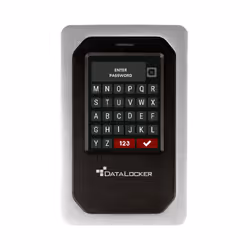 DataLocker DL4 FE, 1 To, 2.5", 3.2 Gen 1 (3.1 Gen 1), 5400 tr/min, Aluminium, Noir