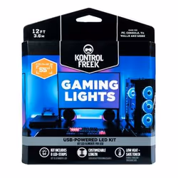 KontrolFreek Gaming Lights, Ruban lumineux indirecte, Intérieure, Ambiance, CE, USB, 3600 mm