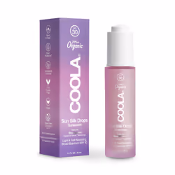 Coola LLC Classic Full Spectrum Sun Silk Drops Face SPF 30, 30 ml, Crème d’écran solaire, Visage, Flacon pompe, Hydratant, No ...