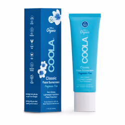 Coola LLC Classic Face Lotion Fragrance-Free SPF 50, 50 ml, Lotion d’écran solaire, Visage, Tube, Hydratant, Protection, Tous ...