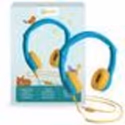 Casque audio Lunii compatible avec Ma Fabrique à Histoire et FLAM Bleu et jaune