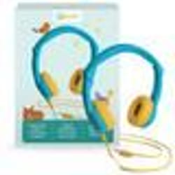 Casque audio Lunii compatible avec Ma Fabrique à Histoire et FLAM Bleu et jaune