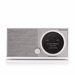 Tivoli Audio One Digital (Gen. 2) Personnel Analogique et numérique Gris, Argent, Blanc